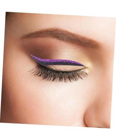 Healvian 12 Pairs Glitter Eyeliner Eyelid Strips Instant Pink Glitter Sticker - Buy Online on SooperMarket.com