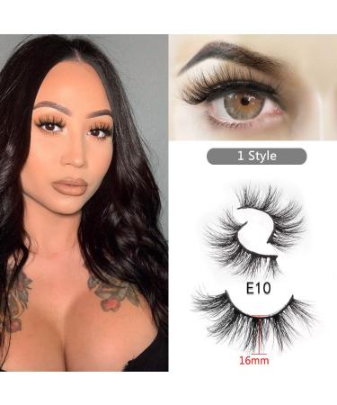 Goo Goo 16mm Siberian 3D Mink Eyelashes 3 Pairs Set - Handmade Crossed Cluster Daily Style - Buy Online on SooperMarket.com