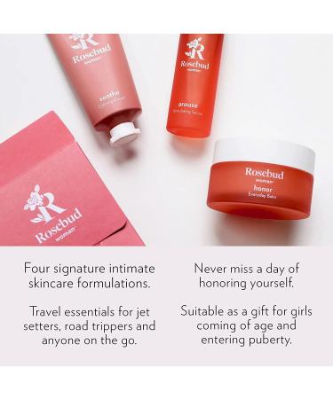 Rosebud Woman Ritual Travel Kit - 4 Piece Set for Ultimate Wellness On the Go - Buy Online on SooperMarket.com