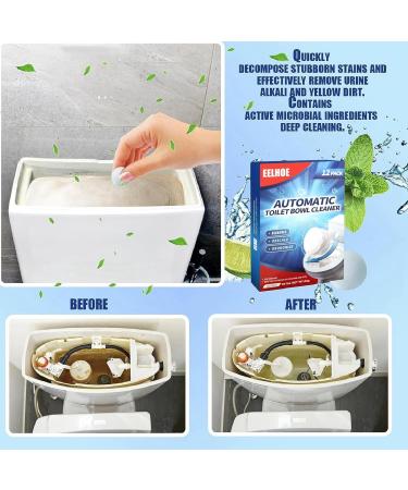12pcs Toilet Cleaner Active Tablets Toilet Bowl Cleaner Toilet Limescale Remover Toilet Stain Remover Heavy Duty Toilet Cleaning Tablets Deep Clean Deep Cleaning Foam Action Tabs Toilet Cleaner - Buy Online on SooperMarket.com