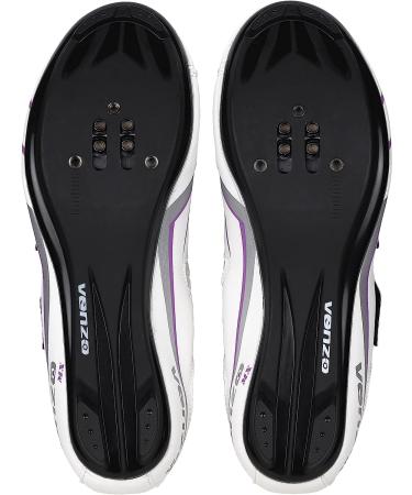 Venzo Women's Road Cycling Shoes - 3 Strap Design - Compatible with Peloton, Shimano SPD, Look ARC Delta - Includes Peloton Cleats - Size 5.5 - Buy Online on SooperMarket.com