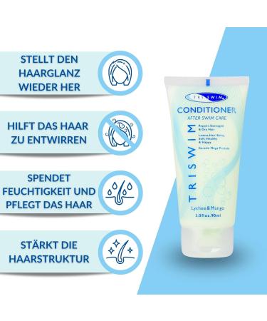 Triswim Anti-Chlorine Travel Set | Chlorine Removal Skin Care for Swimmers | Essential Anti-Chlorine Cosmetics (4x90ml) - Buy Online on SooperMarket.com