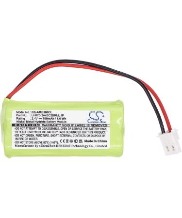 700mAh Replacement Battery for American LH070-2A43C2BRML1P - Compatible with E30021CL E30025CL E30023CL E30022CL (2.4V) | Fast International Shipping - Buy Online on SooperMarket.com