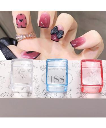 Nail Art Stickers for Women | Easy Clean Silicone Stamp & Scraper | Party Decor & Manicure Plate | International Shipping - Buy Online on SooperMarket.com