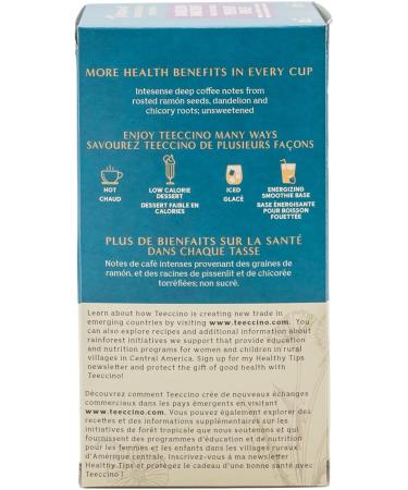 Teeccino Dandelion Tea Dark Roast Rich & Roasted Herbal Tea That s Caffeine Free & Prebiotic with Detoxifying Dandelion Root 25 Tea Bags - Buy Online on SooperMarket.com