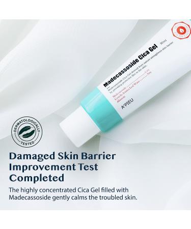 A'PIEU Madecassoside Cica Gel - Soothes Dryness, Redness & Blemishes - Centella Asiatica & Vitamin E - 3.38 fl oz - Buy Online on SooperMarket.com