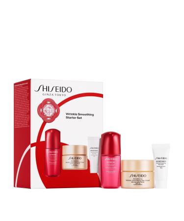 Shiseido Wrinkle Smoothing Starter Set - Includes Ultimune Power Infusing Concentrate (10mL) Benefiance Wrinkle Smoothing Day Cream SPF 23 (30mL) & Eye Cream (5mL) - $93 Value