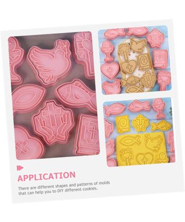 Alipis 8pcs Mold Cookie Baking Wedding Postage Stamps Fondant Cutters Chocolate Cookies Chocolate Biscotti Valentines Day Cookie Cutters Plastic Cat Food Candy Pudding Food Pp Dessert - Buy Online on SooperMarket.com