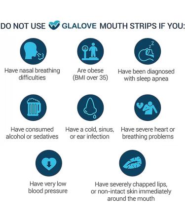 Glalove Advanced Mouth Tape for Sleeping - 120Pcs | Reduce Mouth Breathing, Snoring & Sleep Apnea with Sleep Tape - Buy Online on SooperMarket.com