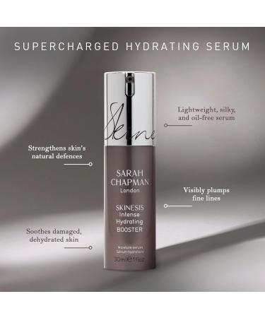 Sarah Chapman Skinesis Intense Hydrating Booster - Hyaluronic Acid Serum for Face - Great Skincare for Moisture Plumps Softens & Hydrates Skin - Oil Free Hydrating Serum 30ml - Buy Online on SooperMarket.com