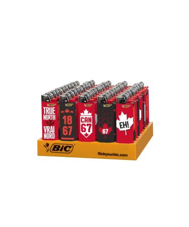 BIC Special Edition Canadiana Series Lighters 50-Count Tray