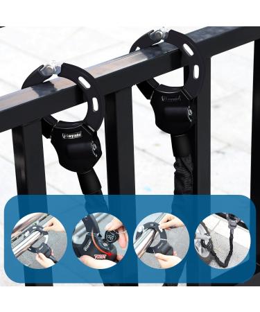 High Security E-Scooter & Bicycle Lock | Handcuff Lock with Key | Compatible with Segway Ninebot Xiaomi Niu | Essential E-Scooter Accessories - Buy Online on SooperMarket.com