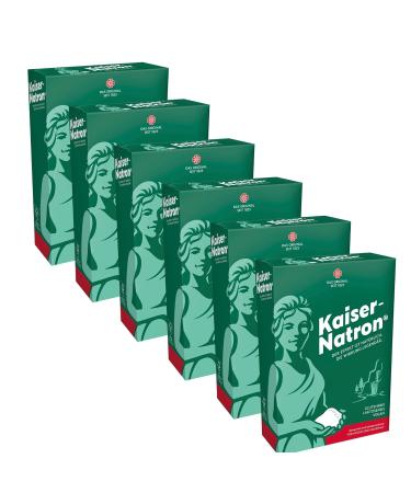 Emperor Natron Powder 6 x 250g | Pure Gluten-Free Sodium Hydrogen Carbonate for Kitchen & Household | Vegan & Lactose-Free + Zama4Zingo Card - Buy Online on SooperMarket.com