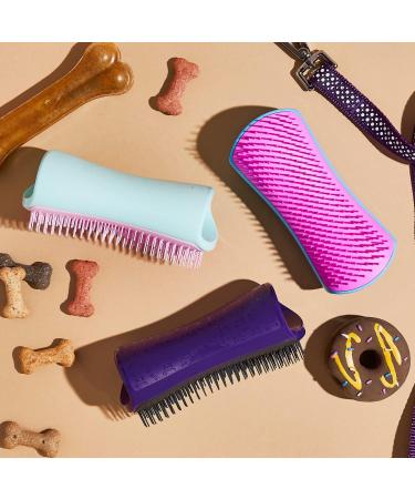 Tangle Teezer | Pet Teezer | De-Shedding and Dog Grooming Brush | Dry Brush or Dog Bath Brush | Blue & Pink Blue & Pink 1 Count (Pack of 1) - Buy Online on SooperMarket.com