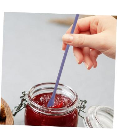 Healeved 3pcs Small Tip Scraper Skincare Tiny Spatula Mini Spatula Silicone Bottle Scraper Violet - Buy Online on SooperMarket.com