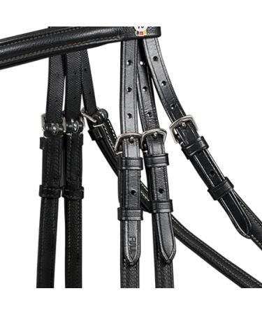 WALDHAUSEN Bridle X-Line Supersoft Black for Warmbloods | Premium Quality Equestrian Gear - International Shipping Available - Buy Online on SooperMarket.com