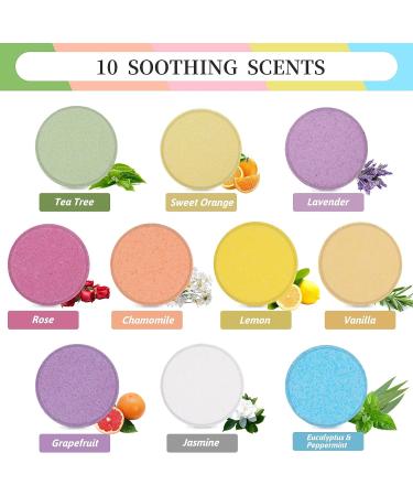 Blahhey Shower Steamers - Aromatherapy Shower Bombs for Self Care, Relaxation, Stress Relief - Bath Gifts for Women and Men - Buy Online on SooperMarket.com
