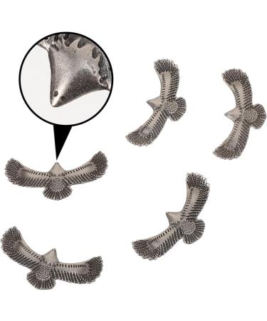 EXCEART Bag Making Supplies 5pcs Rivet Silver Accessories Brass Fittings Leather Kit Leather Rivets Screw Round Head Button - Buy Online on SooperMarket.com