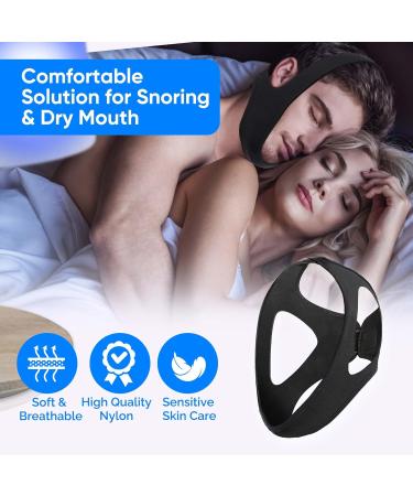 Adjustable Anti-Snoring Chin Strap - Stop Snoring Solution for Women and Men - Buy Online on SooperMarket.com