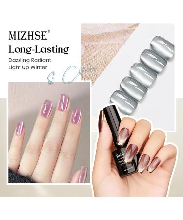 MIZHSE Holographic Glitter Cat Eye Gel Nail Polish Set 8 Colors Red Cat Eye Gel Nail Polish Kit Magnetic Nail Polish Sets with Magnet Soak Off Led Gel Nail Polish Nail Art Gel Manicure Salon DIY Gifts 308 - Buy Online on SooperMarket.com