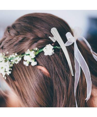 KALLORY 12Pcs Large Duckbill Hair Clips - Non-Slip Metal Barrettes for Thick & Thin Hair (Silver) - Buy Online on SooperMarket.com