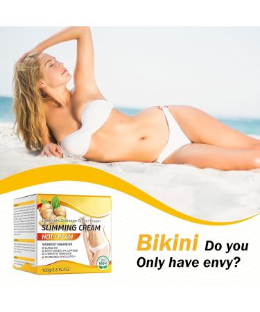 Fat Burning Ginger Cream - Firming Anti-Cellulite & Belly Fat Burner | Sweat Enhancer for Weight Loss | 3.5 Fl Oz - Buy Online on SooperMarket.com