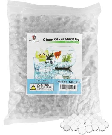Galashield Clear Glass Marbles for Vases - 500 Pieces | Bulk Round Decorative Marbles - Buy Online on SooperMarket.com