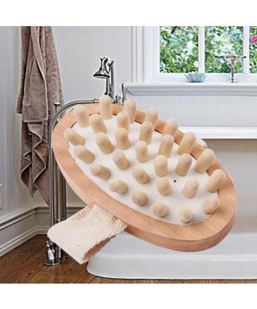 Yardwe Wooden Cellulite Massage Body Massager for Hair Stimulation and Skin Exfoliation - Buy Online on SooperMarket.com