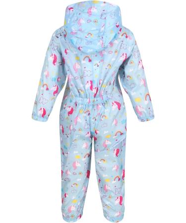 Regatta Kids Puddle IV All-in-One Suit 36-48 months - Unicorn Blue | Unisex Waterproof Rainwear - Buy Online on SooperMarket.com