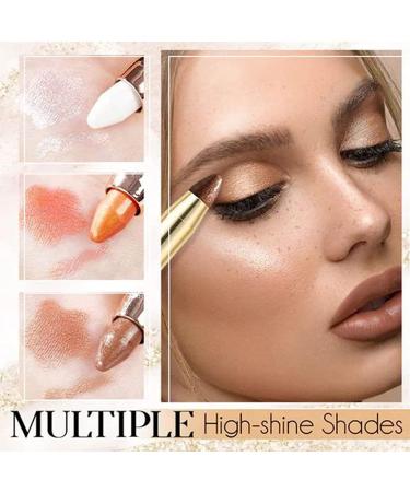 Gleamon Double-Ended Eyeshadow Pencil 2-in-1 Pearlescent Eyeshadow Makeup Pen Gleamon Double Ended Eyeshadow Pencil for Women (#3) - Buy Online on SooperMarket.com