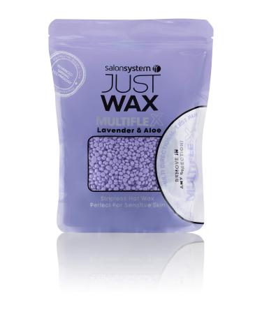 Salon System Just Wax Multiflex Lavender & Aloe Stripless Hot Wax 700g Perfect for Sensative Skin