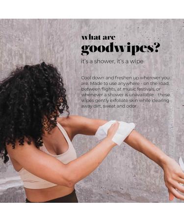 Goodwipes Really Big Body Wipes - Fresh Scent with Tea Tree Oil & Peppermint - 60 Count (6 Packs) - Buy Online on SooperMarket.com