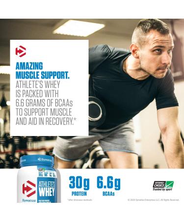 Dymatize Athlete's Whey Cookies & Cream 1.75 lb - High-Protein Protein Powder - Buy Online on SooperMarket.com