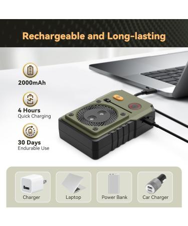 Bubbacare Anti Bell Device for Dogs - Ultrasonic Anti-Bell Remedy 3 Modes 50-Foot Range - Safe for Small & Large Dogs Indoors & Outdoors - Color 62 - Buy Online on SooperMarket.com
