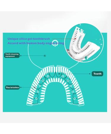 Shop U-Shaped Electric Toothbrush - 360 Silicone Whitening Toothbrush for Adults - International Shipping Available - Buy Online on SooperMarket.com