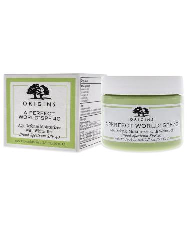 Origins Perfect World SPF 40 Age-Defense Moisturizer 1.7 Fl Oz - White Tea 1.70 Fl Oz - Buy Online on SooperMarket.com