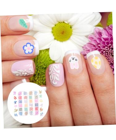 FRCOLOR 6 Boxes Nail Art Stickers Nail Slices Cute Nail Art Decors Manicure Ornaments Resin Heart Charms Nail Art Gems 3d Nail Bunny Decals Crystal Decor Flash Polymer Clay Nail Flakes - Buy Online on SooperMarket.com