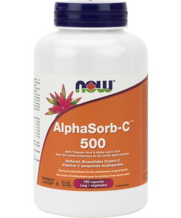 Now Foods AlphaSorb C 500mg vcap + Bioflavonoids 180vcap