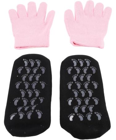 Moisturizing Gel Spa Gloves Socks Set for Dry Cracked Feet Hands Essential Oil Gel Moisturizers Socks for Women Men Cotton Material - Buy Online on SooperMarket.com