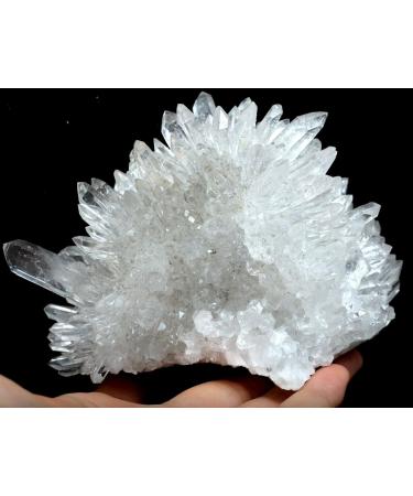 716g White Chrysanthemum-Like Quartz Specimen Full of Texture - Buy Online on SooperMarket.com