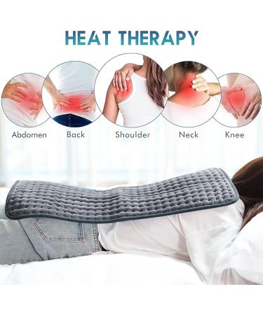 VIRTCOOY Heating Pillows for Cramps | Fast Warming Electrical Heat Pads | 10 Settings Washable & Foldable | Ideal Thermal Heat Solution for Cold Weather - EU No Button 43*84 - Buy Online on SooperMarket.com