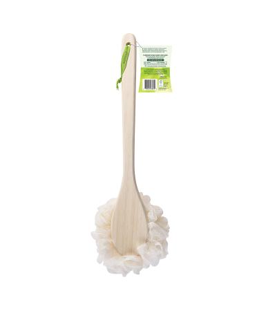 EcoTools 2-in-1 Bath Brush Shower Loofah with Handle Deep Cleansing and Exfoliating for Men and Women Vegan, Cruelty-Free 1 Count - Buy Online on SooperMarket.com