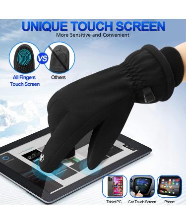 Waterproof Winter Gloves | Touchscreen Ski & Bicycle Gloves for Men & Women - Perfect for Riding Running Hiking & Cycling - Buy Online on SooperMarket.com