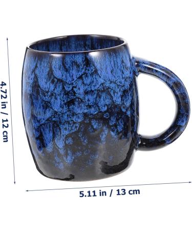 Zerodeko 3pcs Ceramic Coffee Mug The Office Mug Ceramic Cup Espresso Mug Porcelain Tea Japanese Coffee Mug Latte Art Cup Office Drinking Cup Ceramic Milk Cup Personal Cup Ceramics Vintage Bluex3pcs 13x13x12cmx3pcs - Buy Online on SooperMarket.com