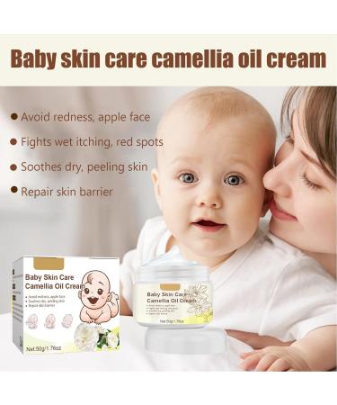 Baby Skin Cream Gentle Skin Relief Cream Deep Hydration Skin Relief Gentle Ingredients for Daily Use 200g - Buy Online on SooperMarket.com