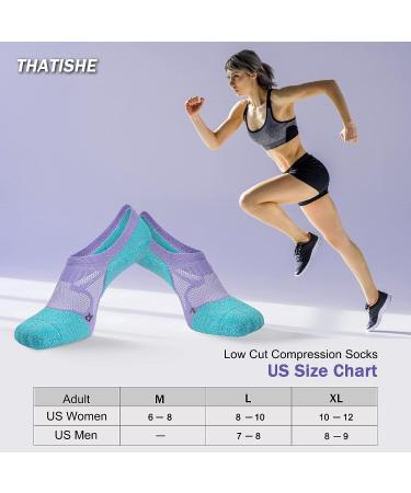 THATISHE No Show Women's Athletic Cushioned Running Socks - 5 Pairs, Medium - Buy Online on SooperMarket.com
