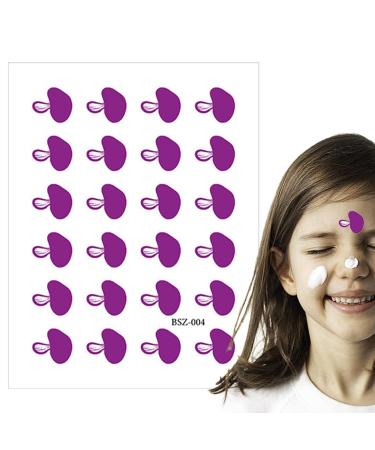 Neamou Sunscreen Stickers | Color-Changing Sun-Screen Patches Sunblock Face Stick Sunblock Patches Clear Sunscreen Stick for Face Know When to Re-Apply BSZ-004