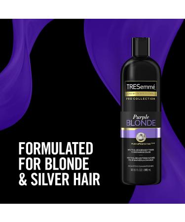 TRESemm Pro Collection Purple Shampoo & Conditioner Set - 20 Fl Oz Each for Blonde, Silver, Grey, Highlighted Hair - Buy Online on SooperMarket.com