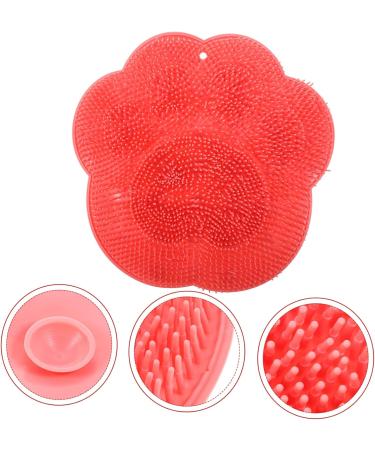 Beavorty Lazy Back Rub Pad Foot Massager Foot Brush Cleaner Skin Cleaning Scrubber Pink - Buy Online on SooperMarket.com