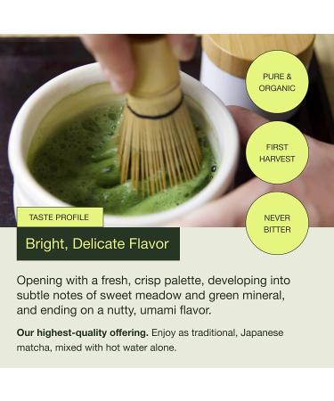 Encha Ceremonial Grade Matcha Green Tea Powder - Organic Japanese Matcha Tea From Uji, Japan - 30g/1.06oz, First Harvest - Pack of 1 - Buy Online on SooperMarket.com